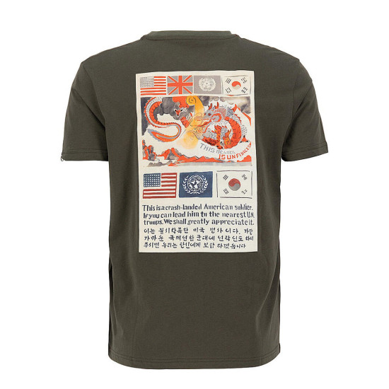 Alpha Industries Ανδρική κοντομάνικη μπλούζα USN Blood Chit T 2 T-Shirt